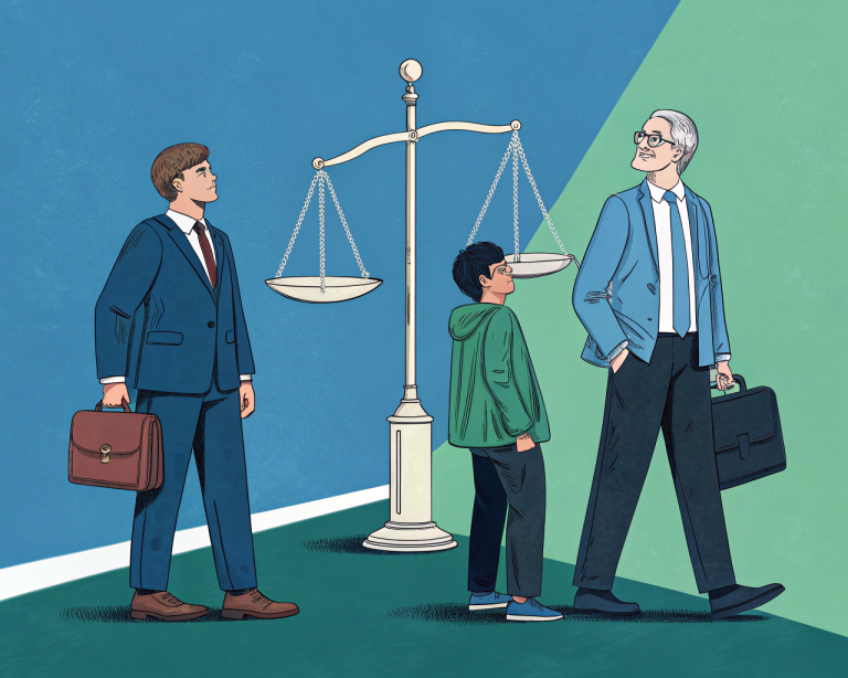 Diferencia entre abogado de oficio y abogado privado